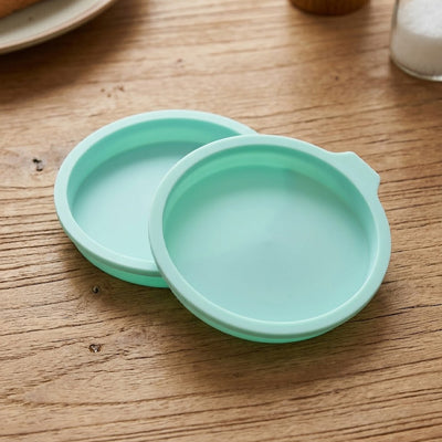 Moule à gâteau en silicone rond vert menthe flexible et antiadhesif