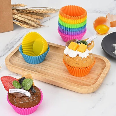 Moule silicone sur planche en bois
